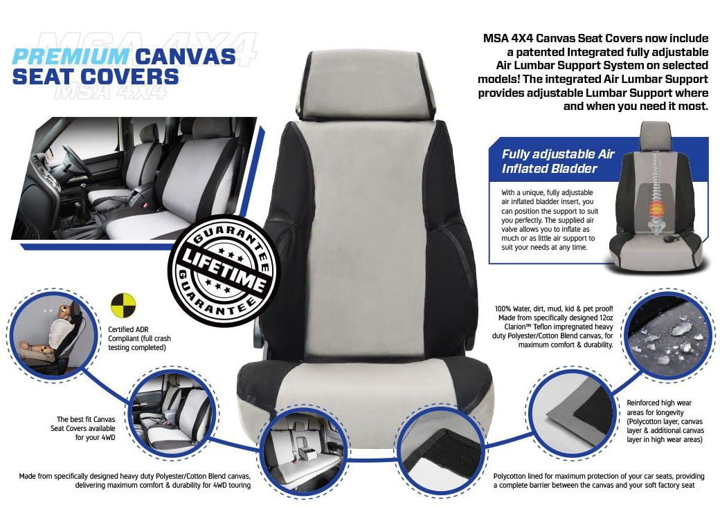 MSA 4WD Seat Covers