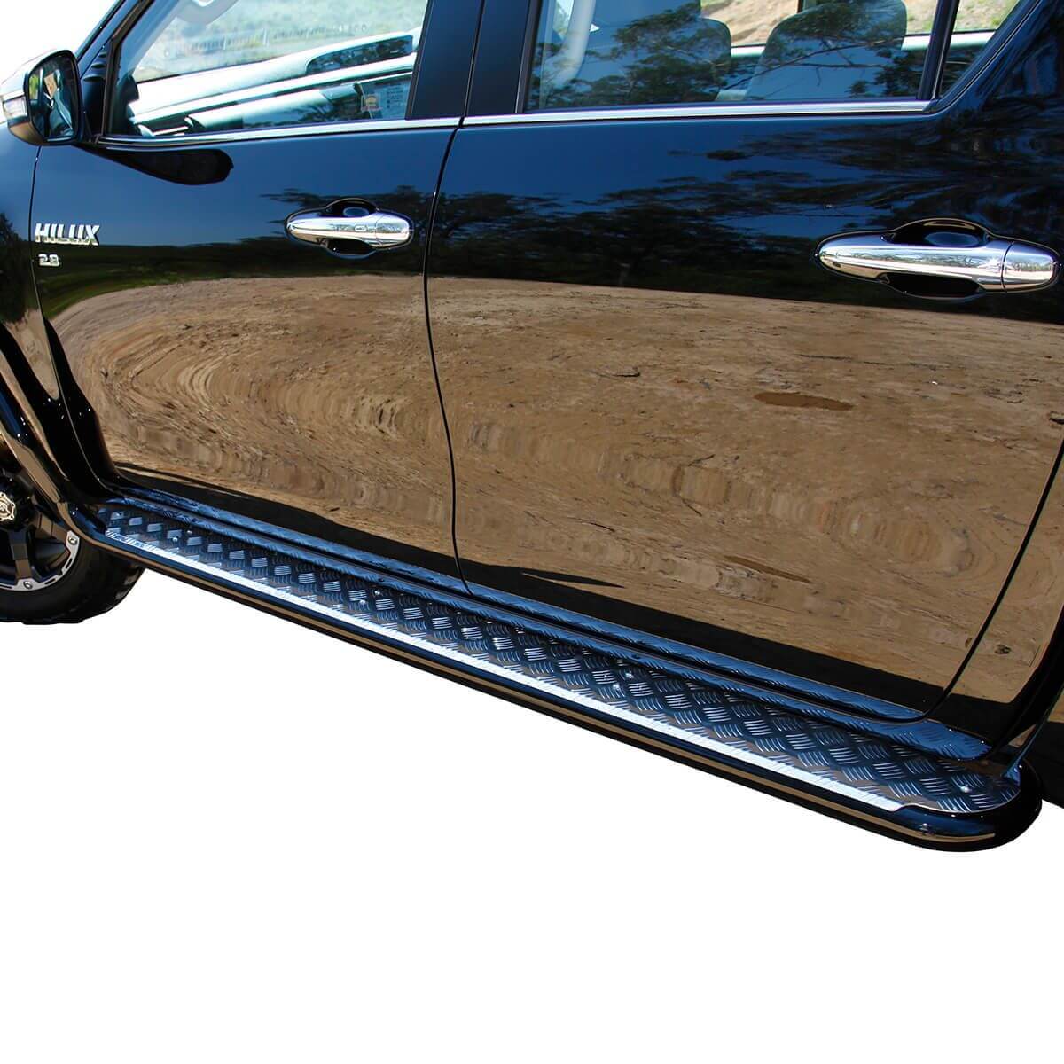 Toyota Hilux side protection steps